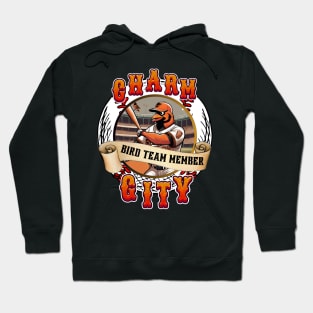 CHARM CITY BALTIMORE O'S BIRD DESIGN Hoodie